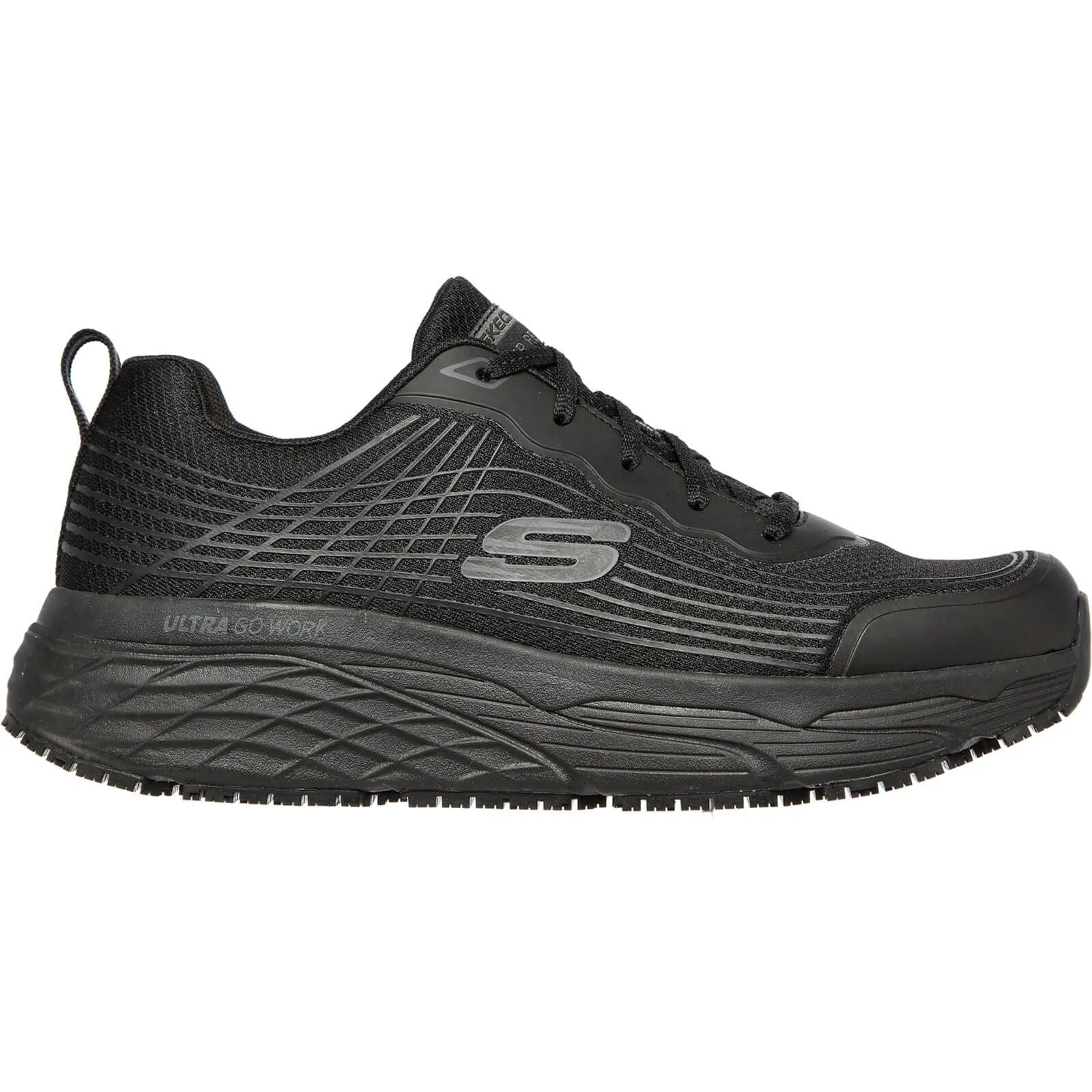 Skechers Relaxed Fit Max Cushioning Elite Work Trainers