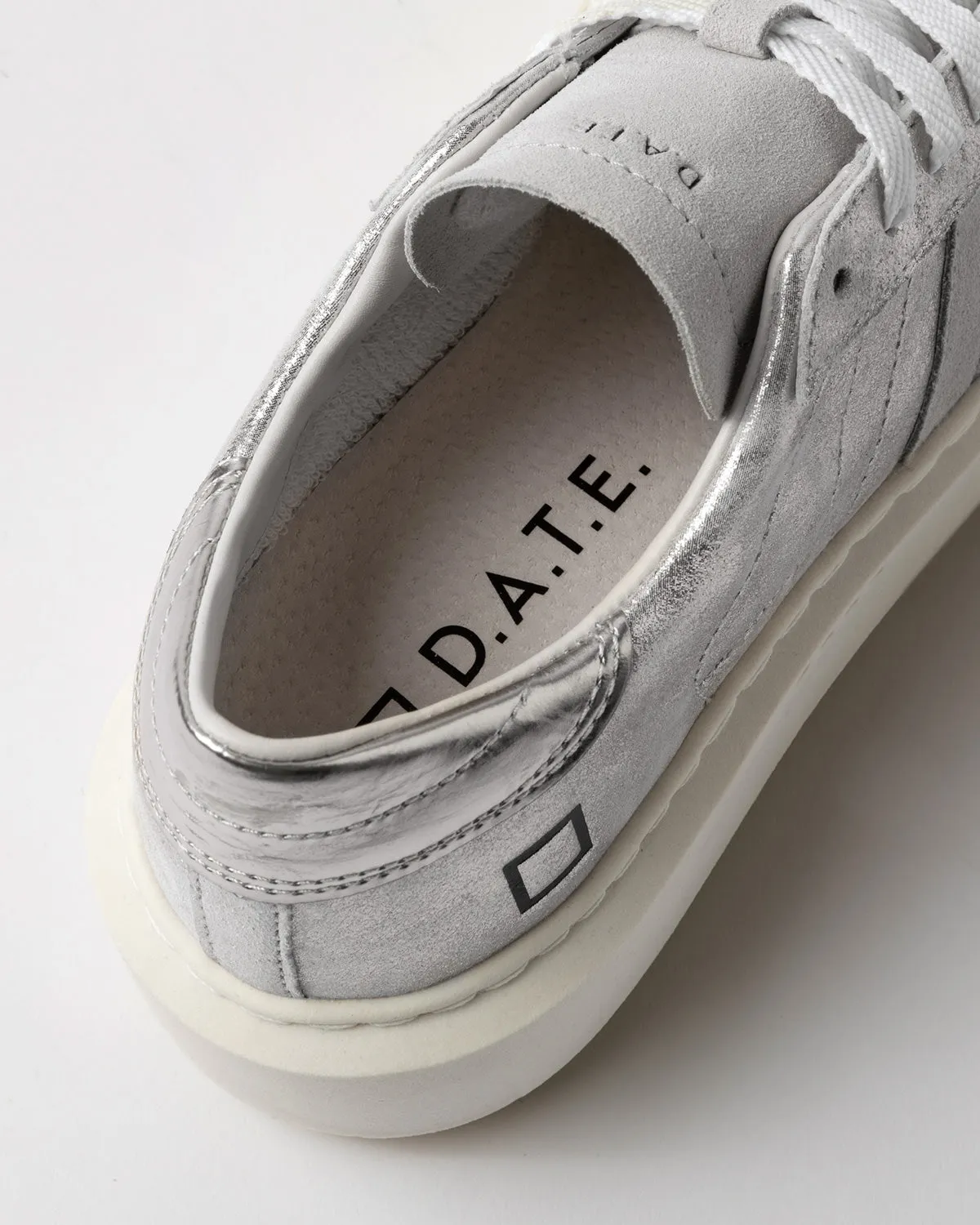 Sneakers métallisés avec semelle plateforme Stardust