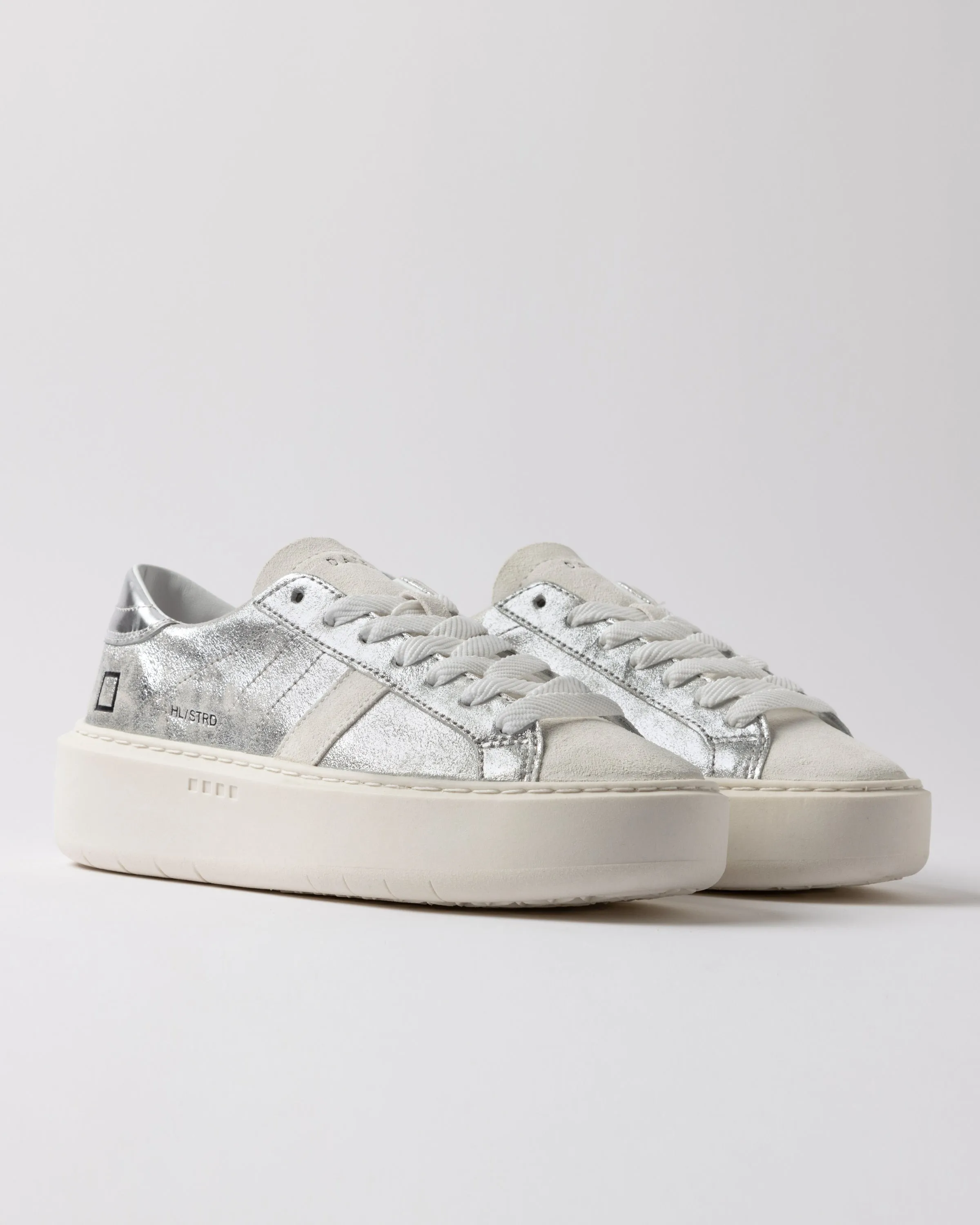 Sneakers métallisés avec semelle plateforme Stardust