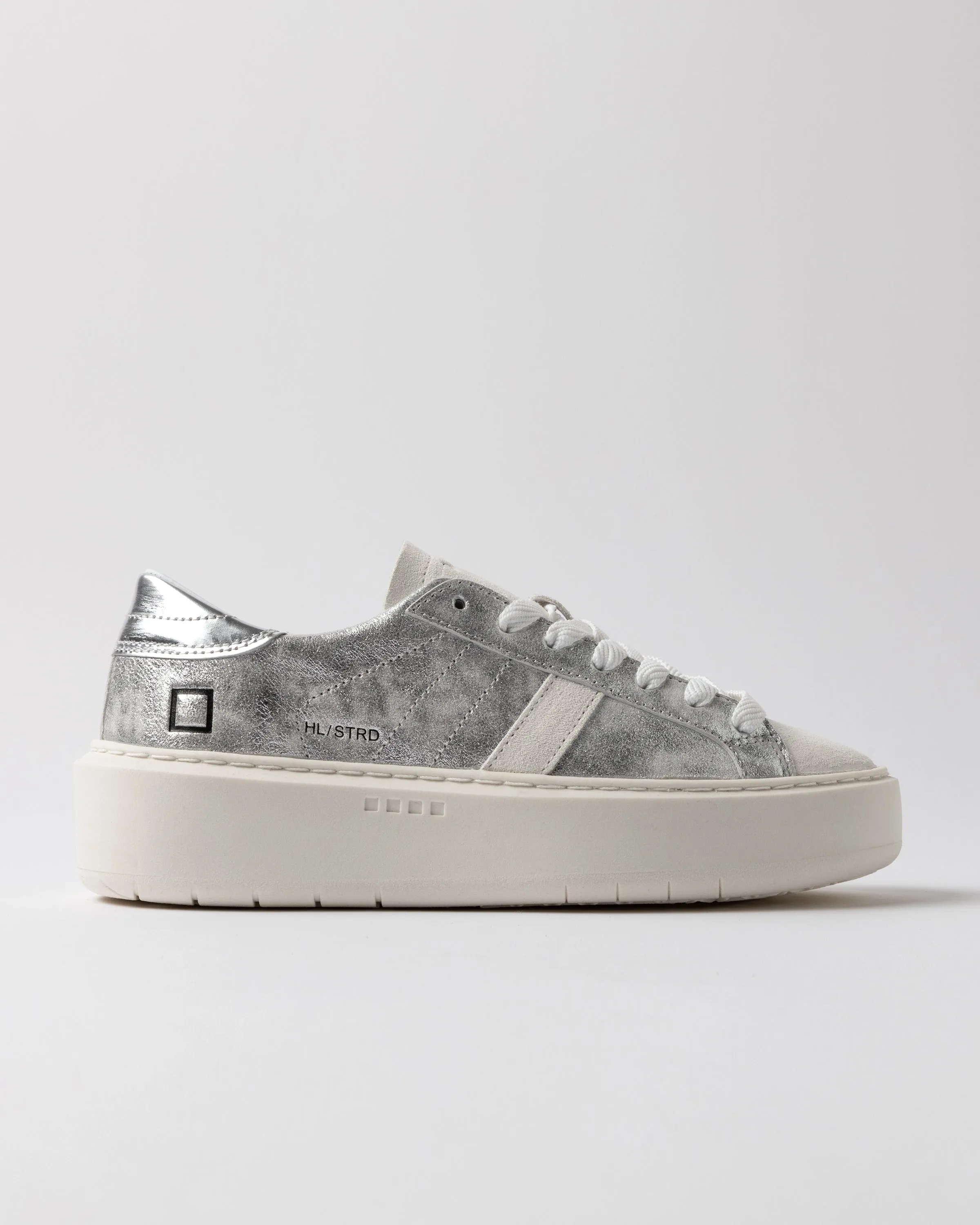 Sneakers métallisés avec semelle plateforme Stardust