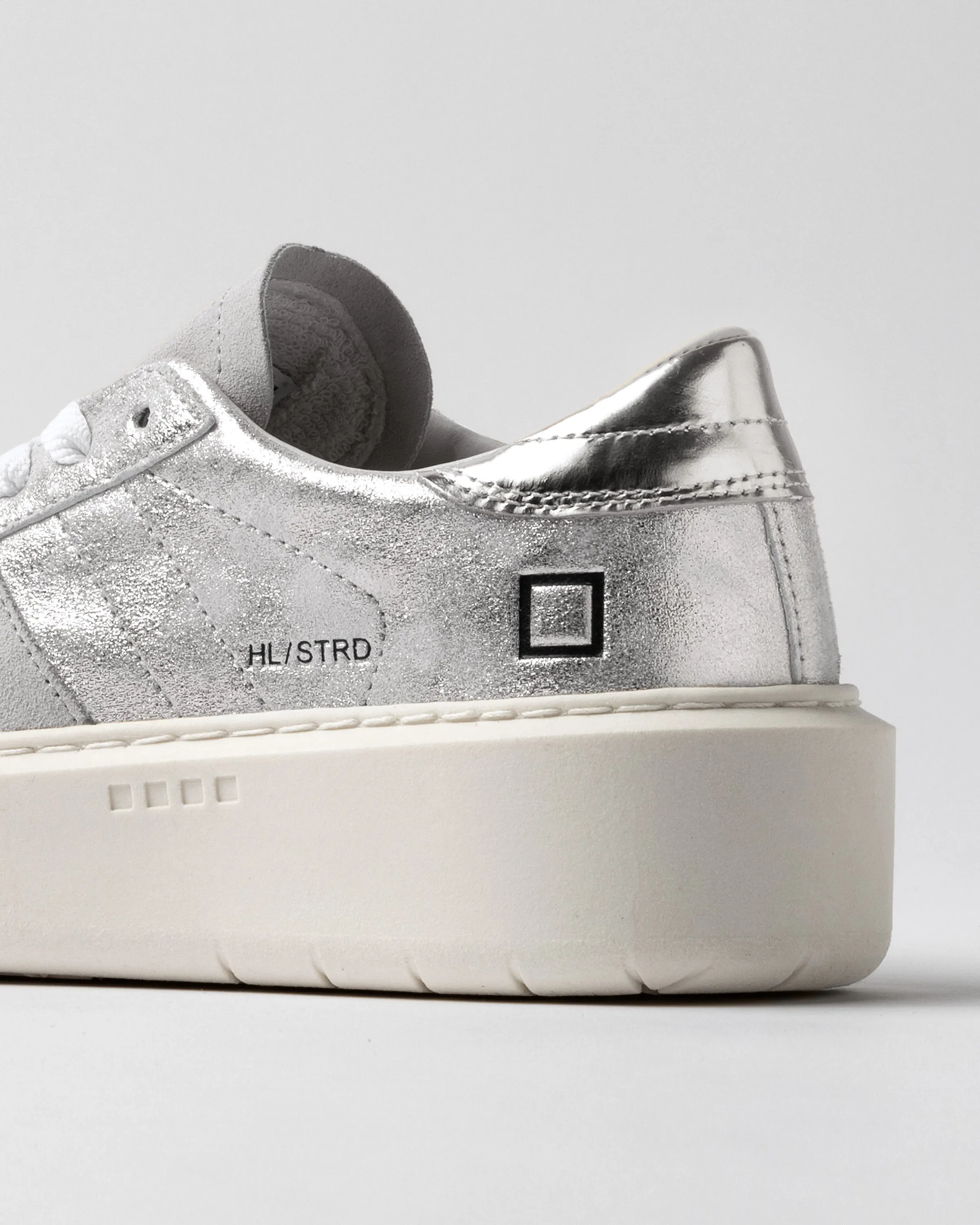 Sneakers métallisés avec semelle plateforme Stardust