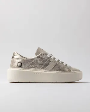Sneakers métallisés avec semelle plateforme Stardust