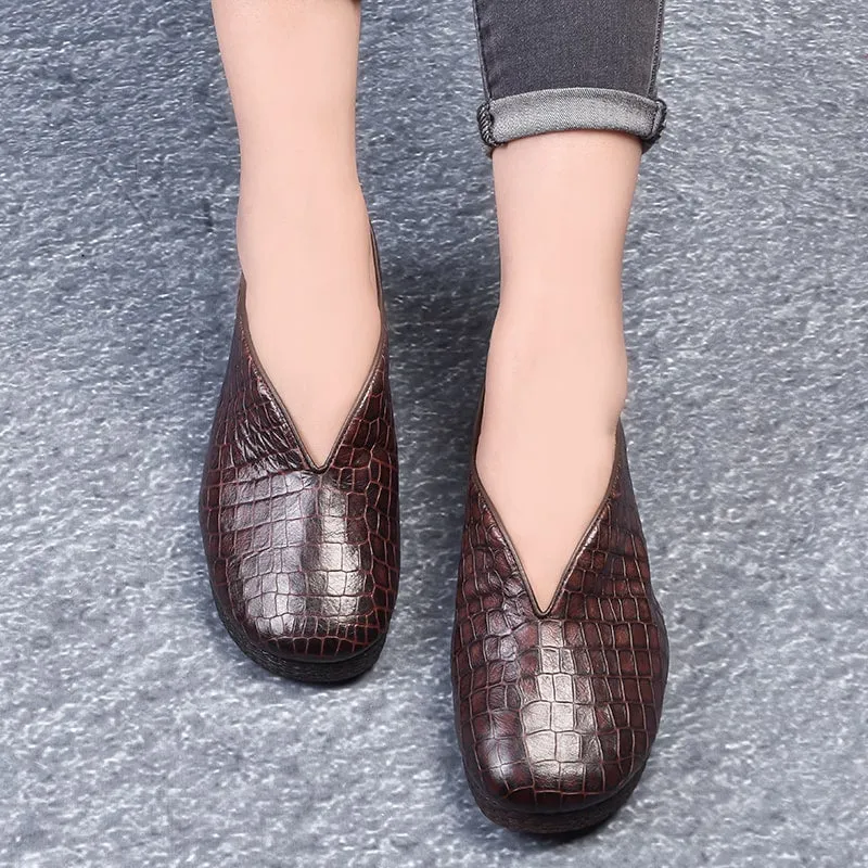 Spring Autumn Soft Bottom Handmade Women's Flats