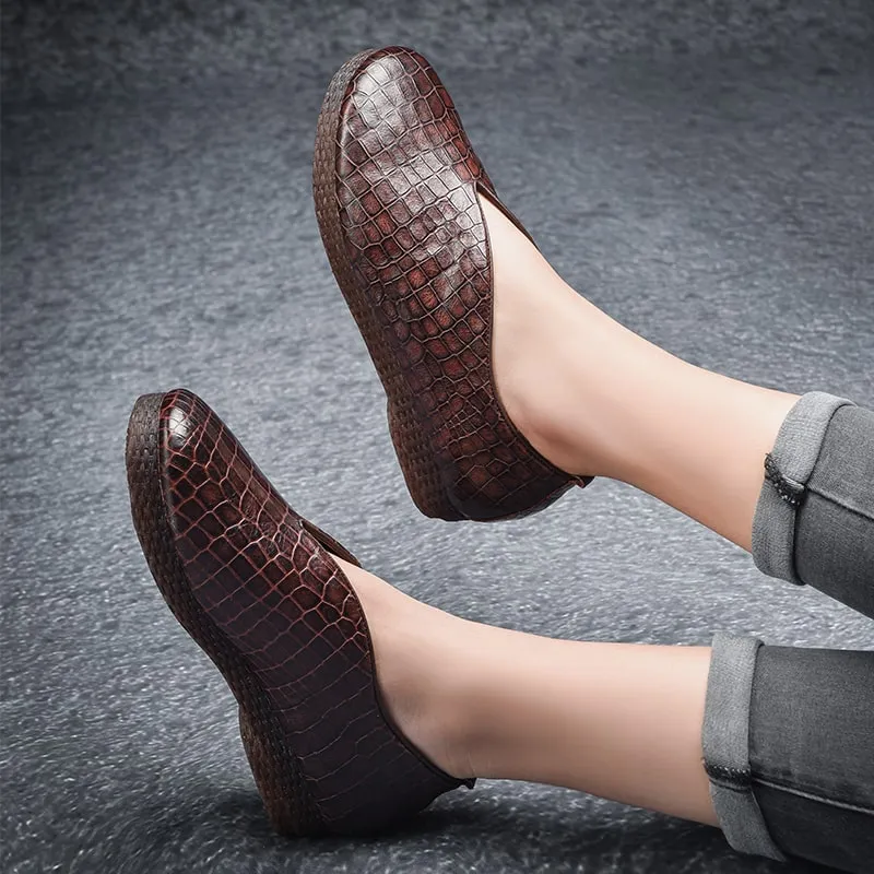 Spring Autumn Soft Bottom Handmade Women's Flats