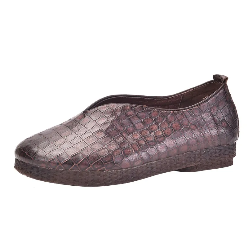 Spring Autumn Soft Bottom Handmade Women's Flats