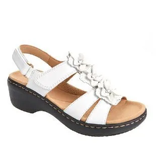 Summer 2024 Sandals New cut-out wedges fishmouth flowers casual and comfortable sandals