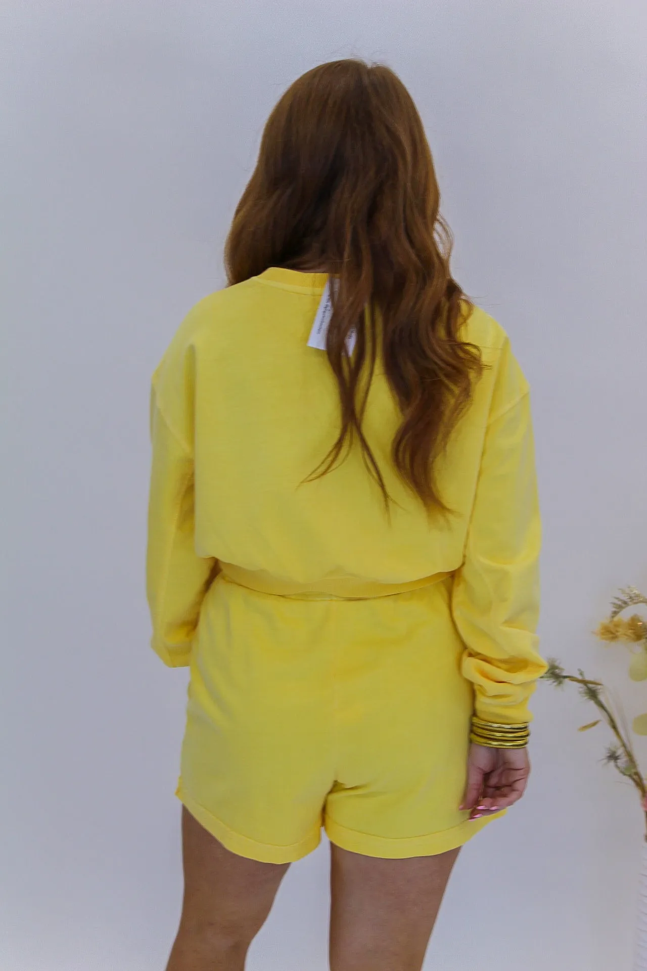 Sunshine Set Raw Edge Shorts