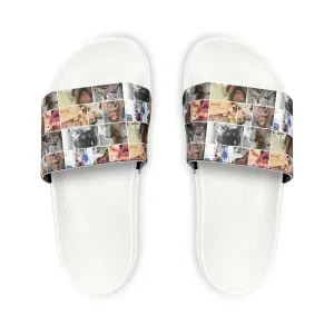 Taylor Swift's Cats Collage Pattern Women's Slide Sandals