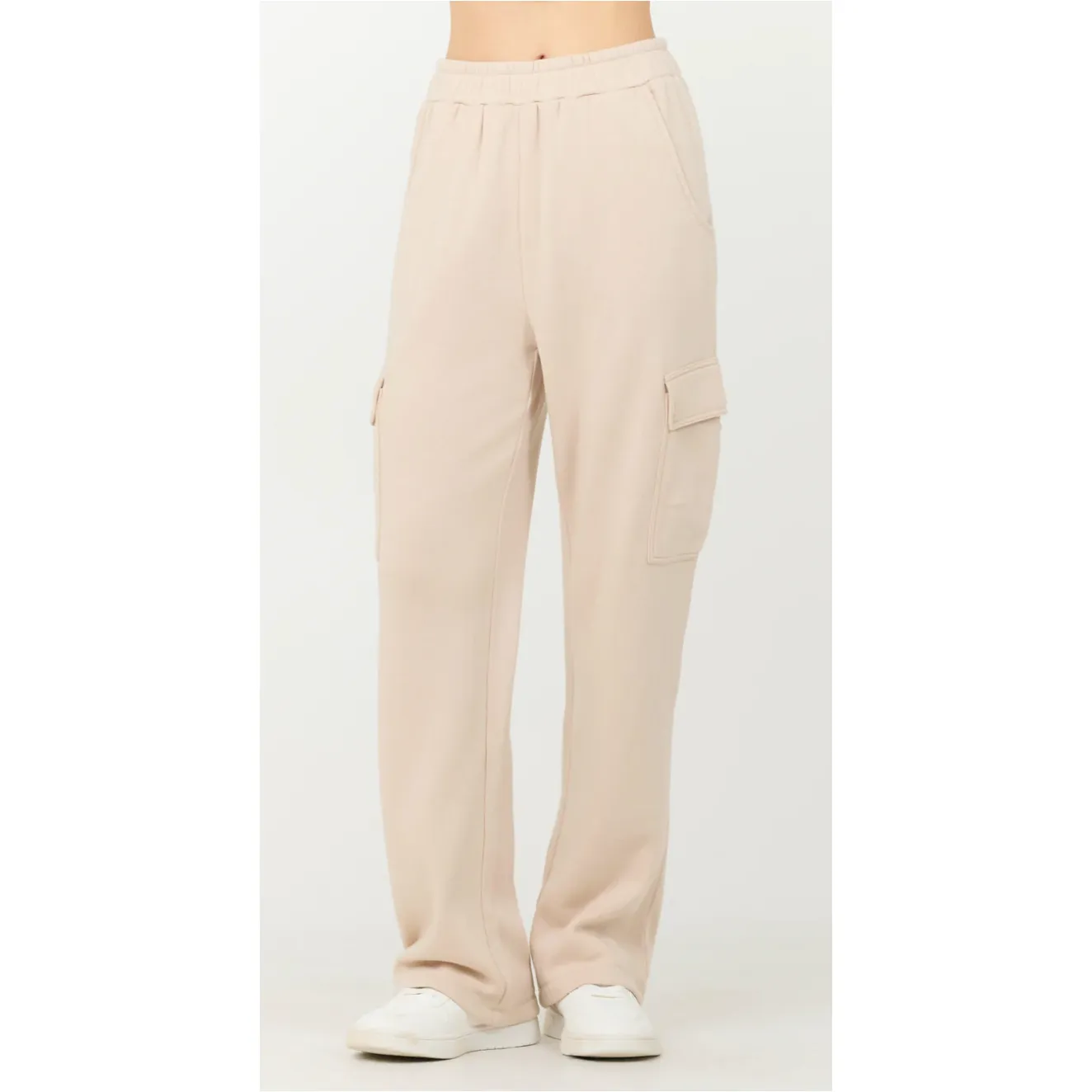 The Billie Beige Cashmere Fleece Luxe Loungewear Set