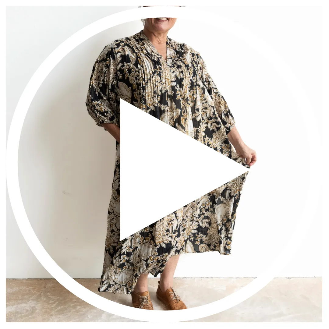The Wanderer Tunic Dress - Paisley Nouveau