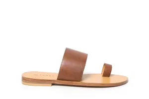 Vanshika Slippers- Tan Leather