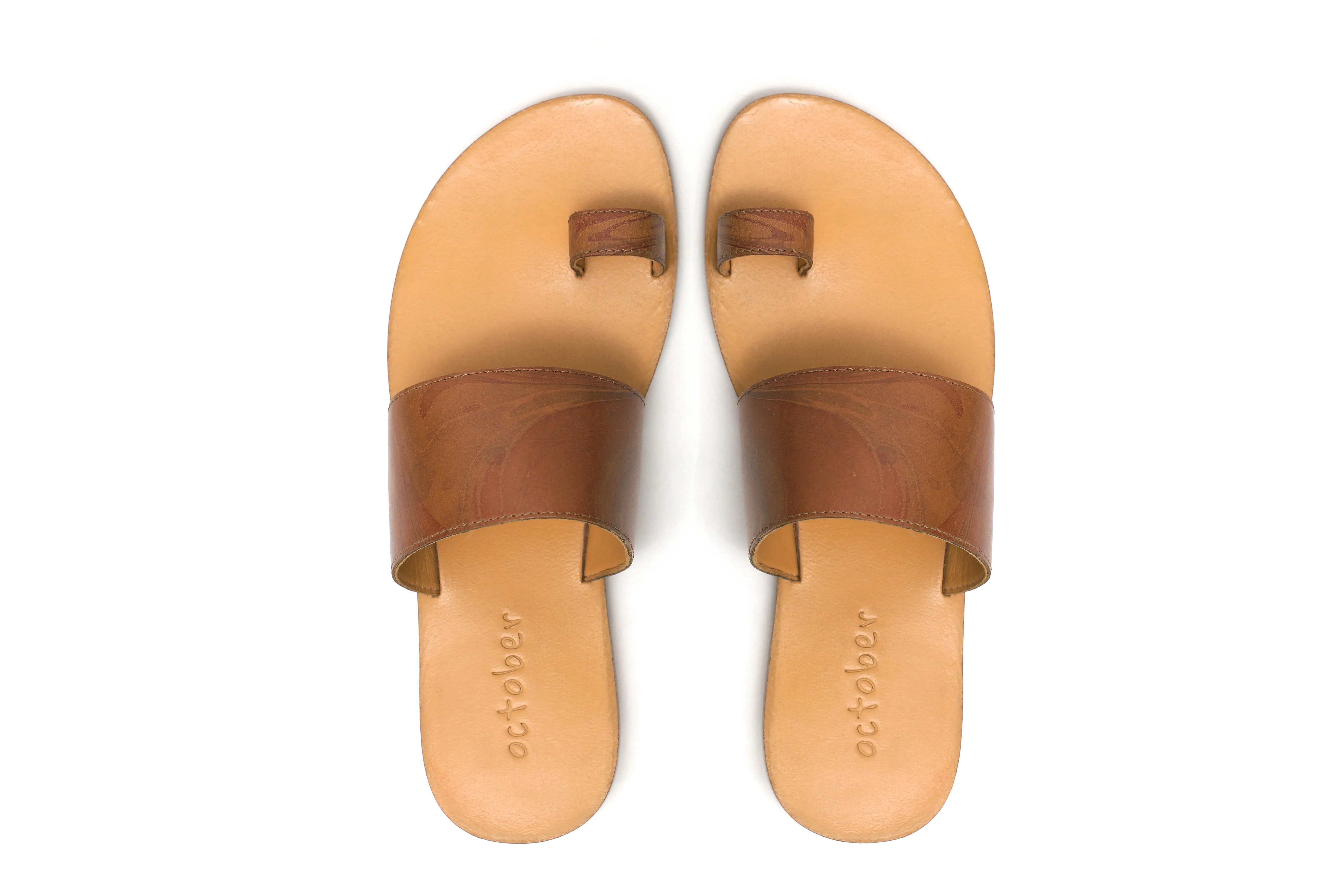 Vanshika Slippers- Tan Leather