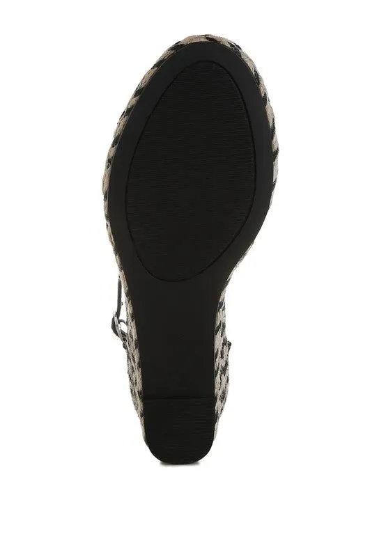 Wedge Heel Espadrilles Sandals