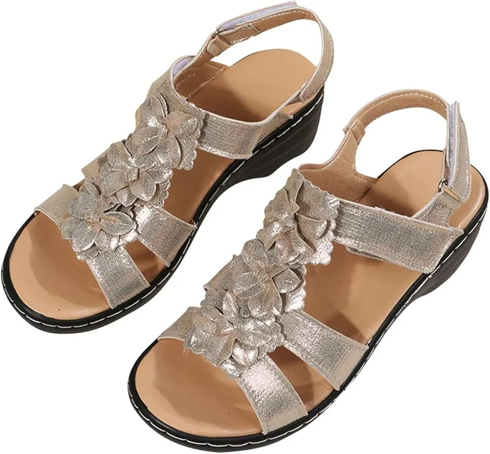 Women Sandals Slip On Thick Cushion Ladies Sandals   S2910707
