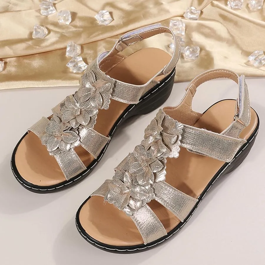 Women Sandals Slip On Thick Cushion Ladies Sandals   S2910707